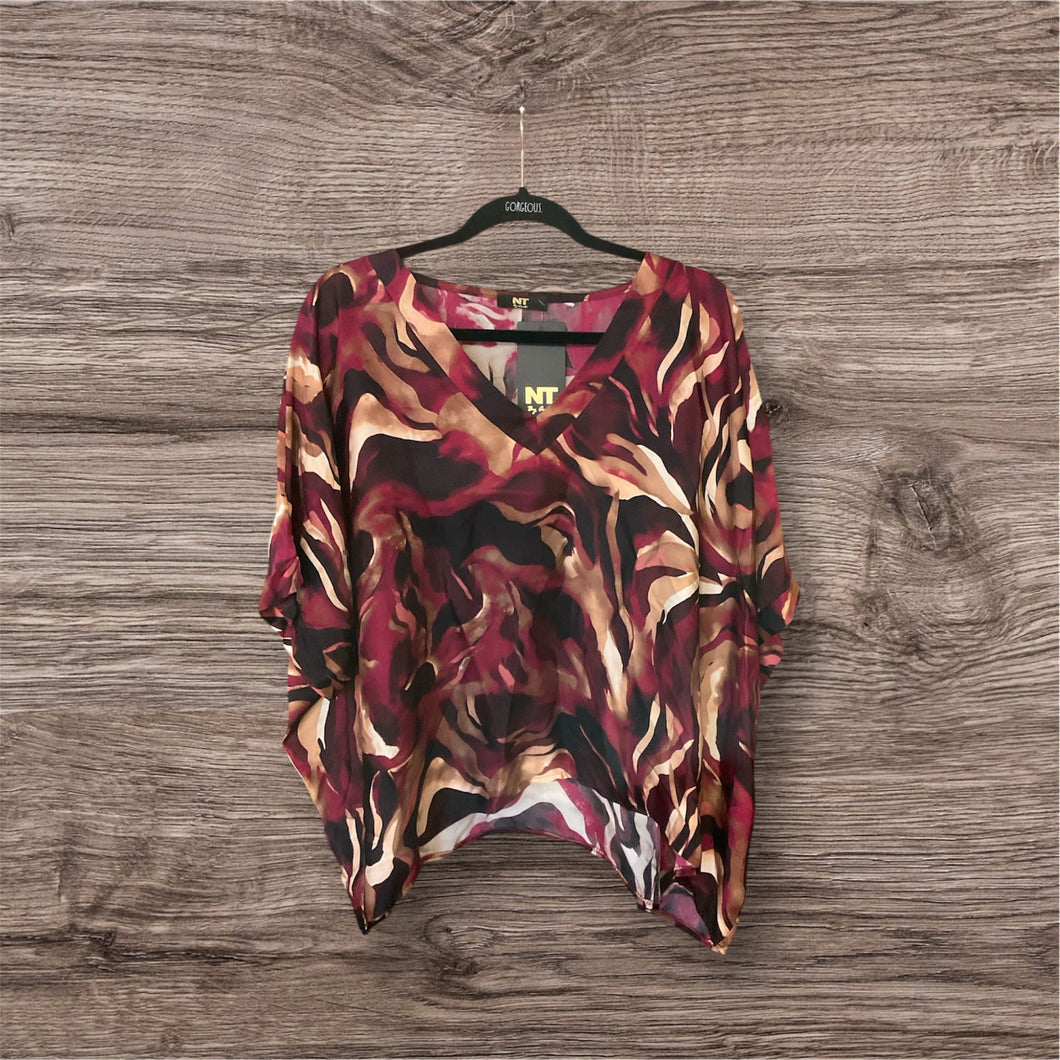 Camille Satin Blouse