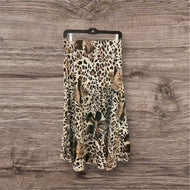 Animal Satin Skirt