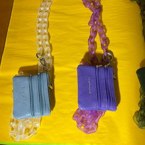 Ice Chain and Pouch Phone Case