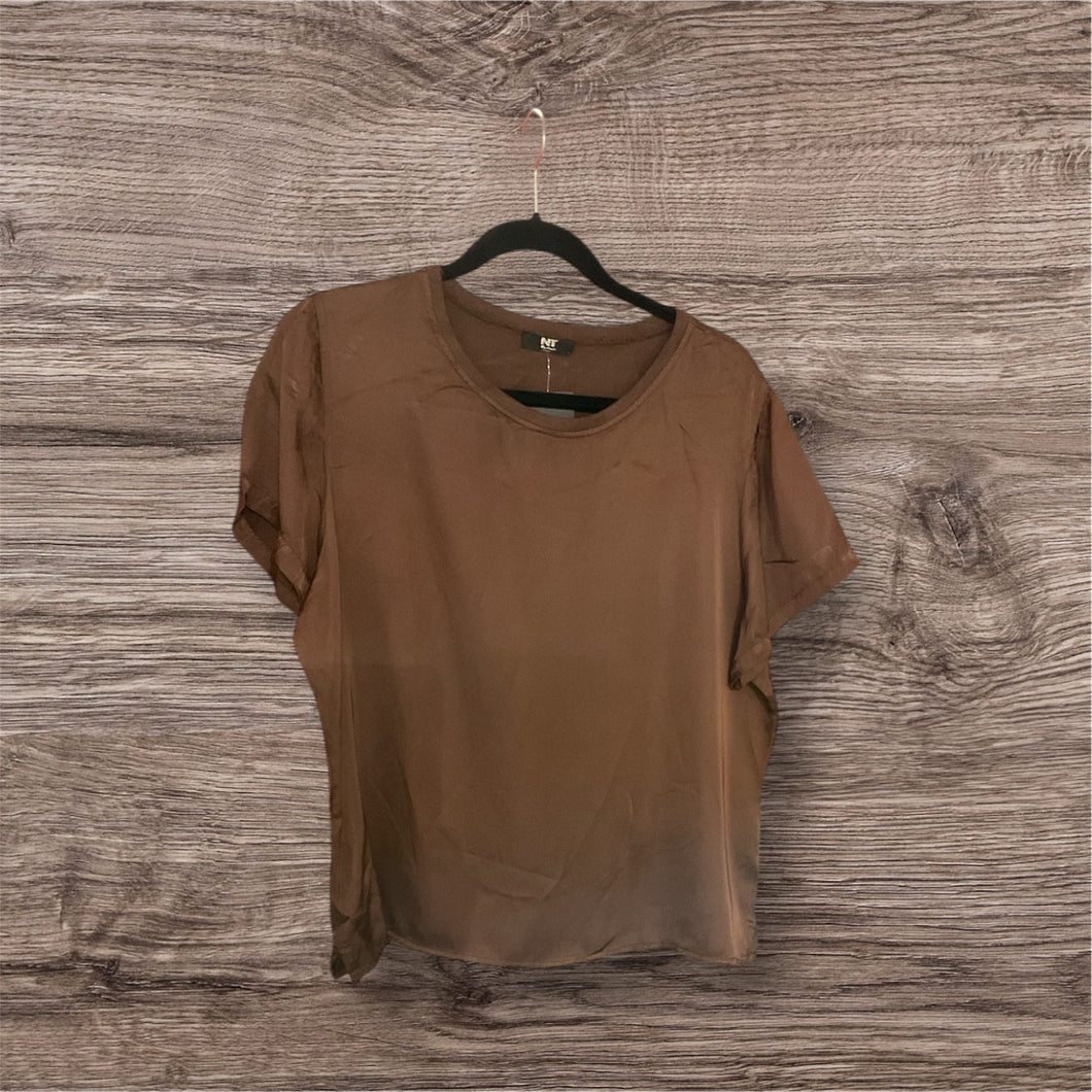 Satin T shirt