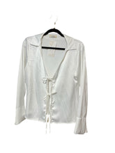 Load image into Gallery viewer, Satin bow blouse
