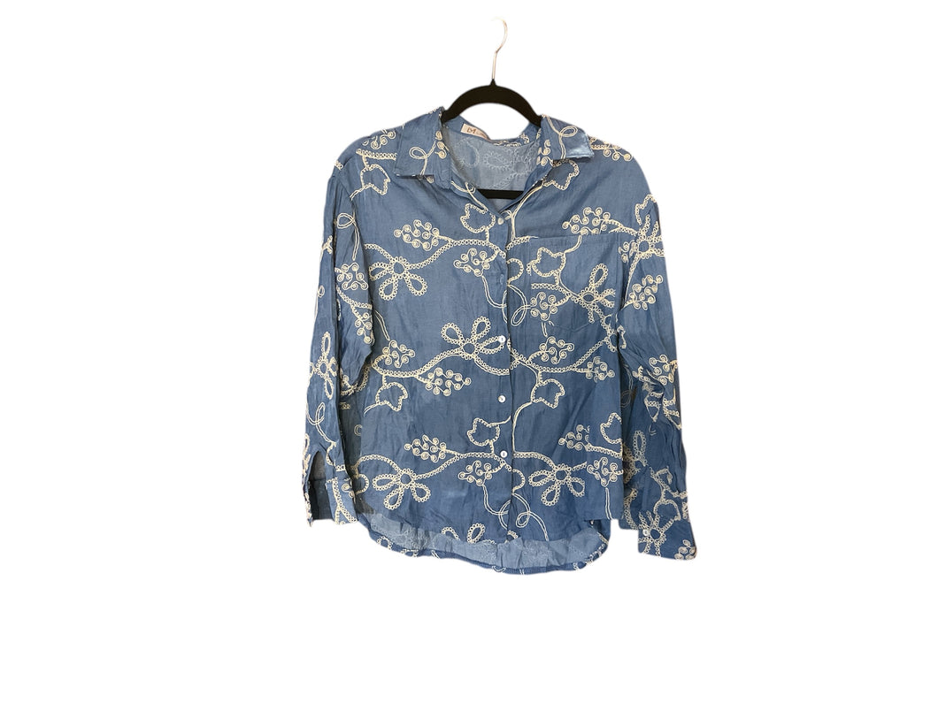 Embroider Jean Blouse