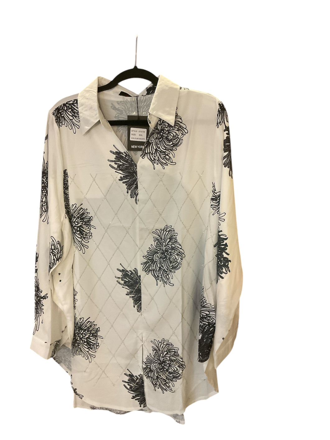 Black flower’s Blouse