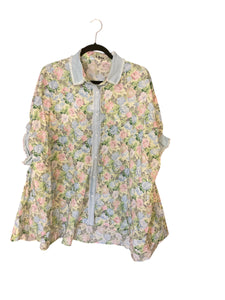 Jean & Floral Blouse