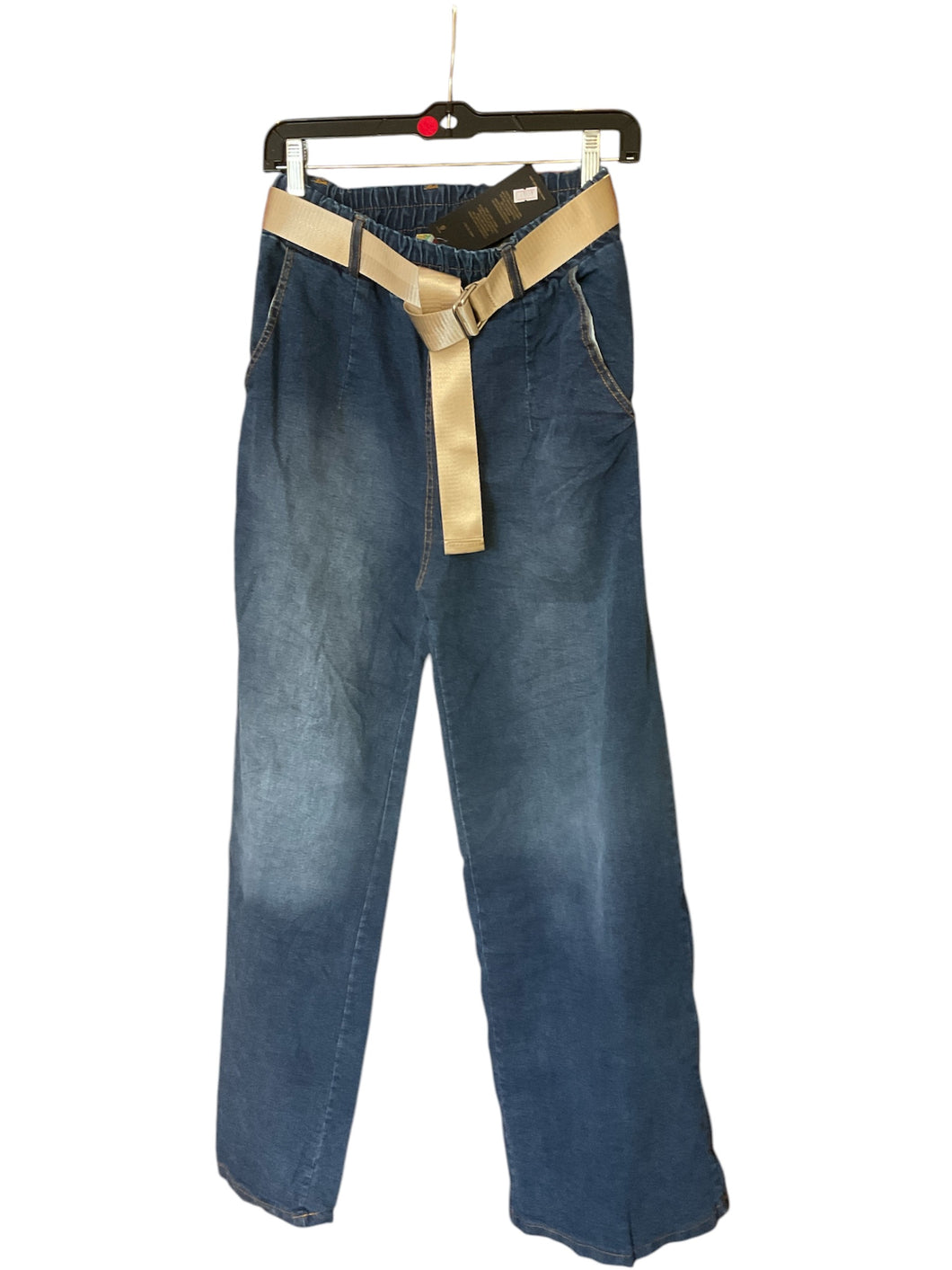 Jeans & Gold Belt