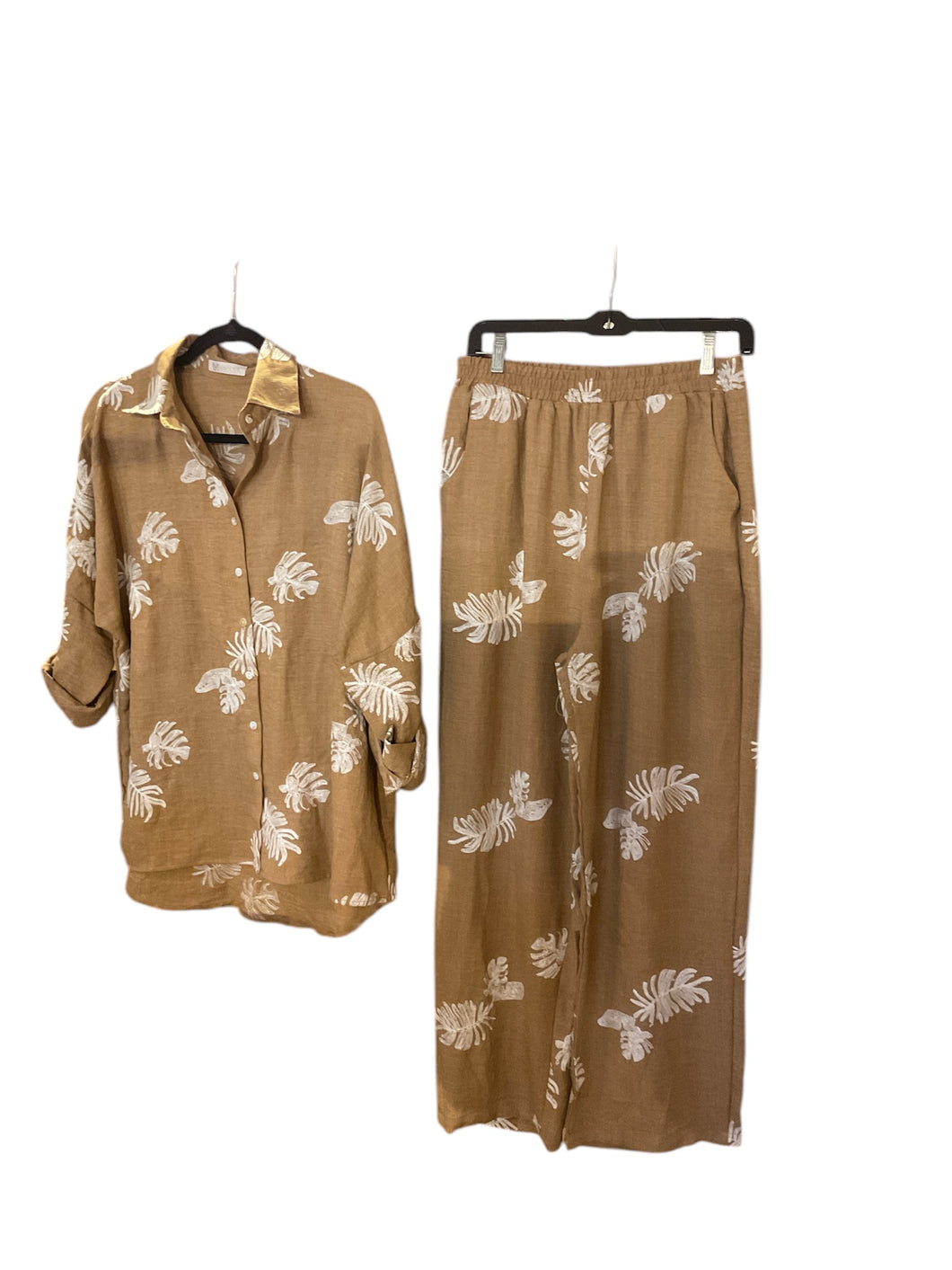 White Leaves Set
