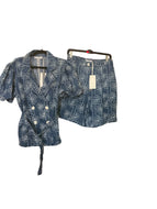 Flower Jean Short Set