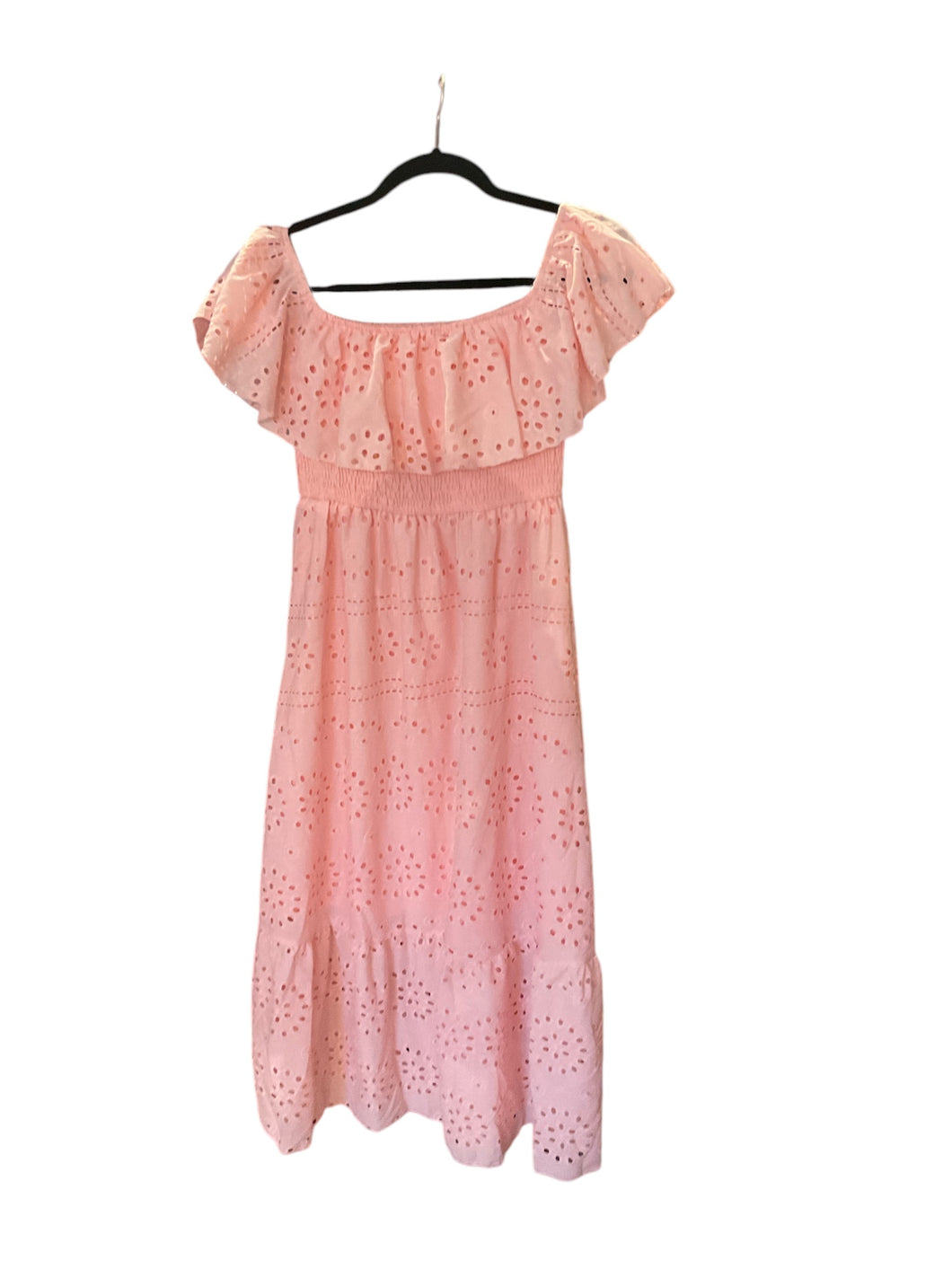 Rose Eyelets Dress