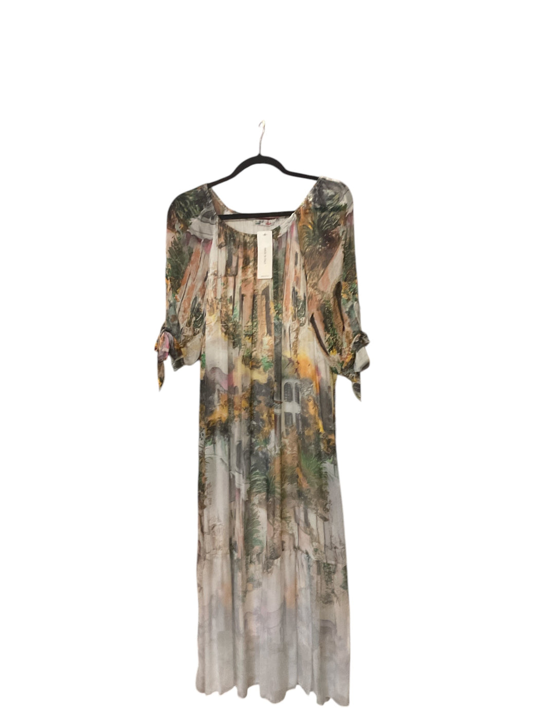 Stamp off the shoulder dress