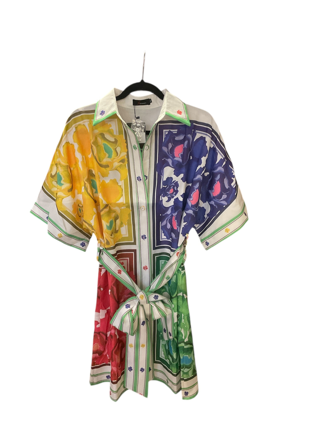 Basic Color Shirtwaist Dress