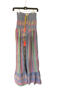 Neon Color Strappless Dress