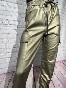 Cargo Metallic Joggers