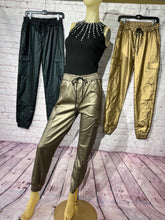Load image into Gallery viewer, Cargo Metallic Joggers

