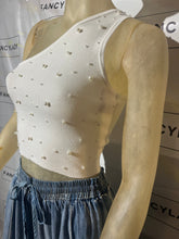 Load image into Gallery viewer, Yoko Pearl Crop Top

