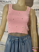 Load image into Gallery viewer, Yoko Pearl Crop Top
