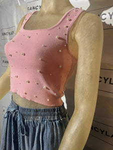Yoko Pearl Crop Top