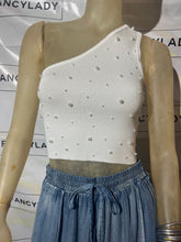 Load image into Gallery viewer, Yoko Pearl Crop Top
